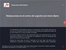 Tablet Screenshot of bar-restaurante-larioja-logrono.com